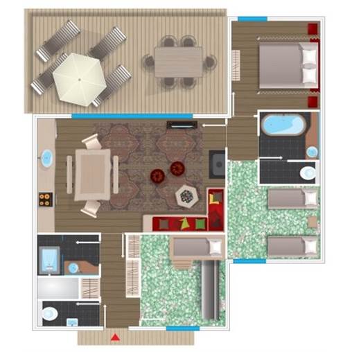 Adventurer cottage TF968 at Les Trois Forêts